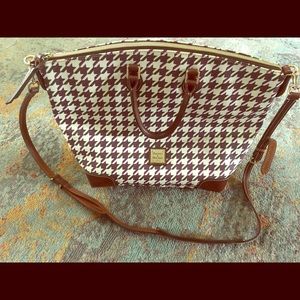 Dooney & Bourke Houndstooth Large Satchel